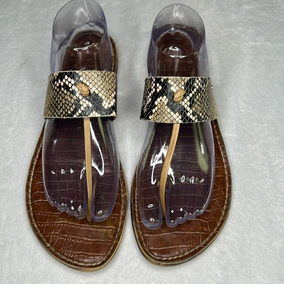 Sam Edelman Shoes - Sam Edelman Snake Print Snake Skin Sandal size 10